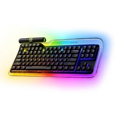 HYTE Keeb TKL - Modern Human Interface - Customizable Tenkeyless Wired Crystal Bubble RGB Gasket M