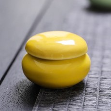현관 미니 소금단지 재물운 항아리, 옐로우