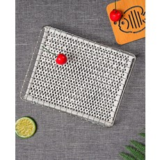 세라믹 그릴팬 직화 미포함 160 생선 석쇠 카모메 손잡이 삼겹살 구이 160mm 일본식 원적외선 메쉬, 손잡이 없음 230x190mm 브러시 포함