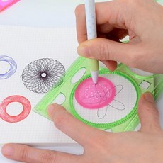 학용품 4p 기하학 도형자세트 삼각자 자 제도 학습 수학 공부 문구 측정LmV, 1개, 상세페이지 참조