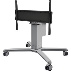 ErgoGrade 遙控升降電視推車 電視落地架 電視移動架 電視腳架 電視立架 電視架 遙控電視推車 EGCPM861, 銀色