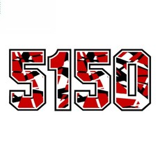 자동차 뒷유리 스티커 15cm 5150 프랑켄스트랫 EVH 스트라이프 기타 데칼 스타일리시한 경례 외부 부품, 03 15cm