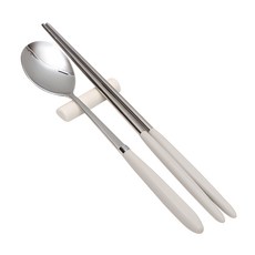 Willive AMOS 粉彩餐具組, 湯匙 + 筷子, 灰色, 1套