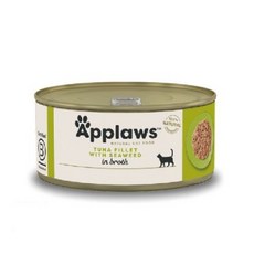 Applaws 愛柏思 貓咪鮮食主食罐 70g/156g 多種口味選擇, 1個, 鮪魚紫菜, 70g, 白魚