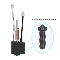 Anycubic Kobra 3 콤보 핫 엔드 세라믹 노즐 서미스터 가열 튜브 J 부품 업그레이드, 01 1pcs, 01 Hotend B