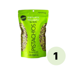 원더풀 껍질없는 무염 피스타치오, 400g, 1개