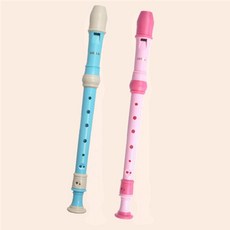 블루 핑크 저먼식 리코더 리코더 볼펜 피리 똑템, 1개