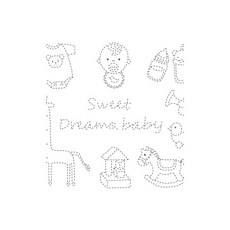 패션스타트 소잉스케치 06 스위트 드림 1개입, 1개, 멀티