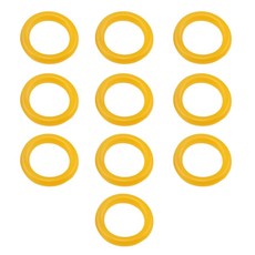 재봉틀 고무 링 보빈 고무 타이어 재봉틀 예비 부품 10개, Yellow