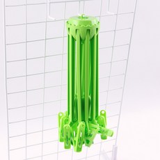 일조 5-4 알뜰건조대 국산 360도 회전 가능한 원형 빨래걸이 빨래집게 문어발 양말 수건 건조, 그린, 1개