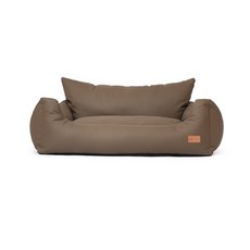 寵物睡窩 寵物沙發 狗狗沙發 狗窩防水沙發床 中大型犬狗狗沙發 四季貓窩寵物床 貓咪沙發, 1個, 焦糖棕【抗菌防水不沾毛】,尺寸定制聯繫客服