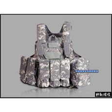 野戰搖滾-生存遊戲 美軍 CIRAS MAR 戰術背心 黑色軍綠色狼棕色多地形迷彩 特警背心防彈背心抗彈背心, ACU迷彩, 1個