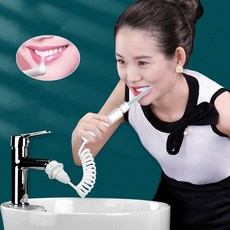 초강력 구강 청결기 휴대용 구강세정기 워터 물치실, 화이트, XTD0006371122