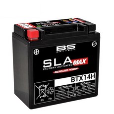 바이크 BS 배터리 BMW K1200R 05-08 밧데리 교환 12V14A BTX14H, 1개