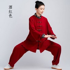 小和山 太極服 棉麻 練功服