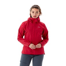 RAB Downpour Eco Waterproof 輕量防風防水連帽外套 - 紅