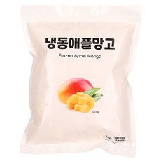 냉동애플망고 1KG㈜이안상사, 1개, 1kg