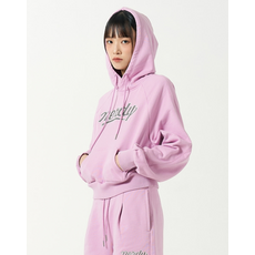 브랜드정품 널디 NDY 우먼스 컬시브 로고 후디 로즈핑크 288683