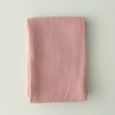 마샹 와플 면 주방 키친크로스 행주 핸드 타올 6color, 1개, 핑크