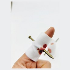 파티 분위기 전환 손가락 관통 마술 못 착시 트릭 장기자랑 학예회 할로윈 분장 공연 깜짝, 1개