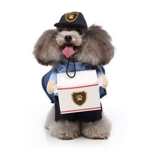 키밍 강아지 고양이 택배기사 코스프레옷 할로윈의류, PF80 택배기사