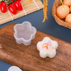壽司模具 便當模具 DIY 三角飯糰模具, 1個, 梅花