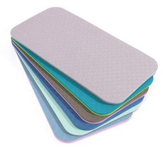 순색 요가 매트 TPE 밸런스 패드 피트니스 트레이닝 운동 스포츠 지지 팔꿈치 무릎 부드럽고 편안한 폼 202, 17 plum, 1개