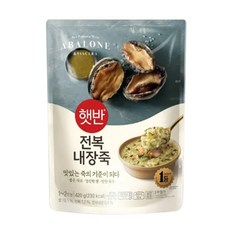 햇반 전복 내장죽, 420g, 4개