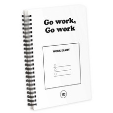 인디고 기본 A5 작업일지 플래너, 화이트, 1개