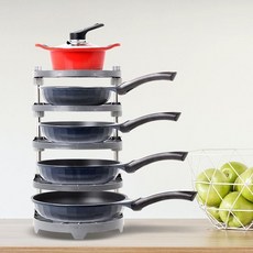 H-후라이팬정리대5단 주방 냄비거치대 팬정리 씽크대