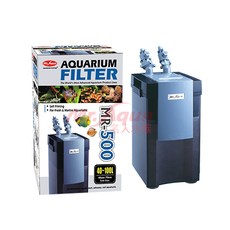 水族先生 MR-500 圓型過濾桶，適用 40-100L 魚缸，適用淡水、海水、溪水、水母缸, 1個, MR-1000