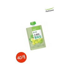 풀무원 풀스키친 청포도 100ml 청포도주스 어린이포도주스 소포장청포도, 40개