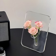 오펠리어 투명 액자형 아크릴 화병