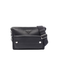 프라다 중고 2010s 토로 레더 메신저 백