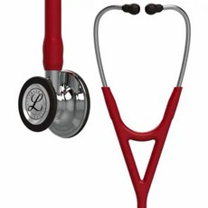 3M Littmann 心臟科第四代聽診器 6170 蜜棗紅色管/鏡面聽頭 成人幼兒雙面聽診器, 1個