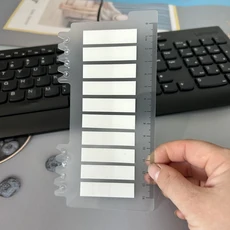 200 3200PCS 투명 스티커 메모 사무실 학교 도서 주석 색인 탭 편지지에 대 한 자기 접착 다채로운 패드, 09 200sheets