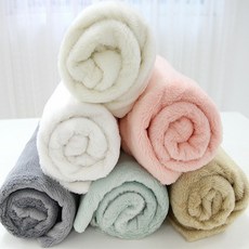 라네쥬 털원단 부드러운 양면 극세사 대폭, 그레이