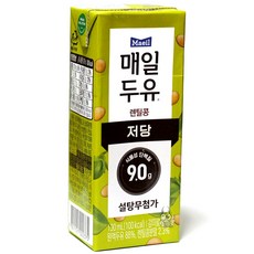 매일두유 렌틸콩 저당두유, 190ml, 4개