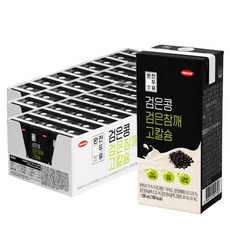 완전두유 검은콩 검은참깨 고칼슘 두유 190ml 72개