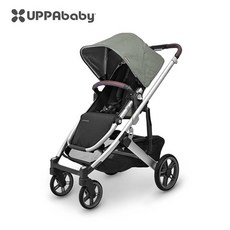 UPPA 크루즈 V2 플러스 접이식 양방향 유모차 높이조절 가능, cruz v2+ 올리브그린