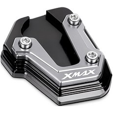 킹콩 XMAX 300 사이드 스탠드 클립 17 26년 미끄럼방지 확장 발판 패드 호환, 1개, 그레이