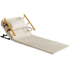 電動起身助力器 智能遙控升降 加厚海綿墊 適用多種床型 贈可拆卸枕頭, 米白色-長款+護欄, 1個