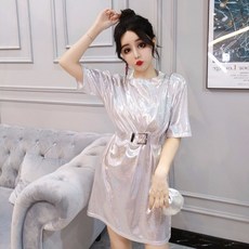 댄스복 아랑고고 장구 원피스 반짝이 롱셔츠 화려한 대회복 라인 난타복 의상 빅사이즈 공연복 단체복 무대복