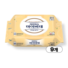 크리넥스 마이비데 키즈 캡형 40매 X 9팩, 9개