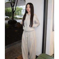 매장정품 파르티멘토 PARTIMENTO WOMEN [소올PICK]76 아플리케 라운딩 스웻팬츠_민트 그레이 PW-25117MG 503622