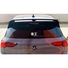 【車王汽車精品百貨】福斯 VW Volkswagen Golf 8 高爾夫 8代 碳纖維紋 尾翼 壓尾翼 定風翼 導流板, 1個