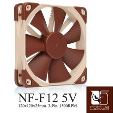 小白的生活工場*Noctua NF-F12 5V 氣流聚焦技術( Focused Flow system)風扇-5V版