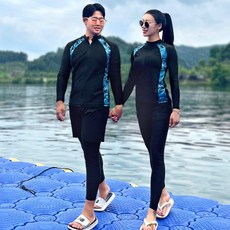 Surfrider 男女上下衣5件套裝圖案拉鍊式防曬衣 大尺碼 SURFRIDER