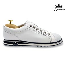 LAMBDA 람다 클래식 골프화 클로에 화이트