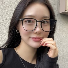 하루홀릭 남자 여자 사각 라운드형 얼굴형에 맞는 블루라이트 차단 패션 뿔테안경